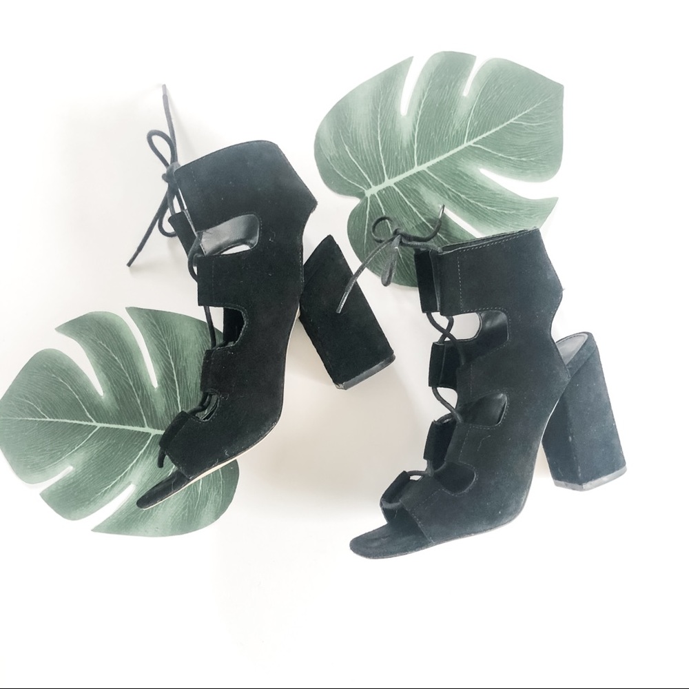 *SOLD* Urban  Outfitters Faux Suede Heels